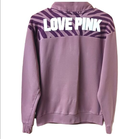PINK VICTORIA SECRET Womens 1/2 Zip Pullover Sweatshirt. - Picture 8 of 11